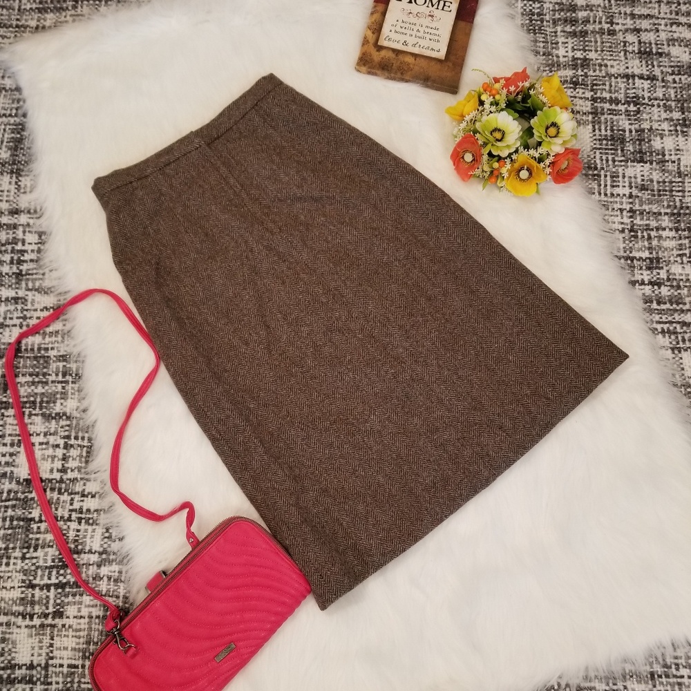 🌻🌺🌻PENDLETON 100% WOOL A-LINE SKIRT!! - Picture 3 of 5